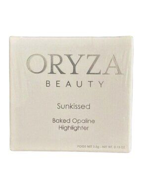 Oryza Beauty Baked Opaline Highlighter Sunkissed Warm White Gold 3.5 g